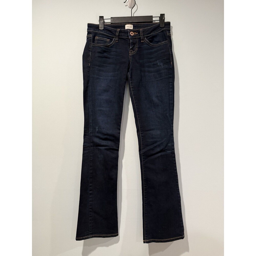 Sneak Peek Y2K Boot Cut Jeans Womens 29** Low Rise Stretch Distressed Travel